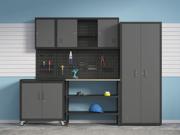 Werkzeugschrank mit Lochwand 40 x 60 cm