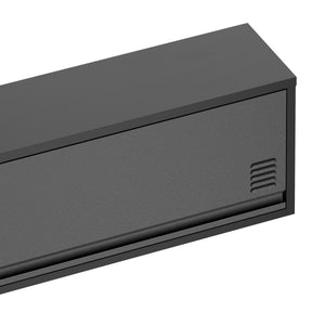 Werkzeugschrank Hängeschrank MAKSIMUS 100 x 35 cm anthrazit/schwarz