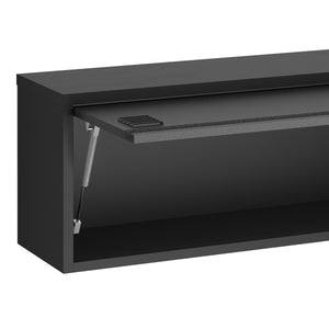 Werkzeugschrank Hängeschrank MAKSIMUS 100 x 35 cm anthrazit/schwarz