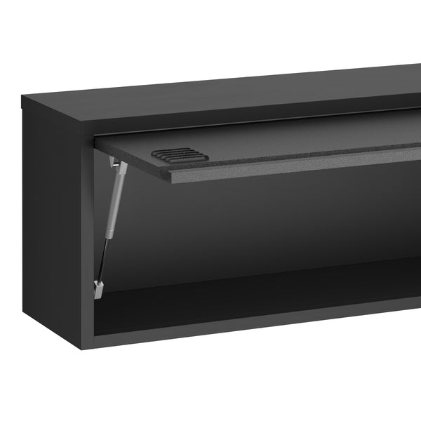Werkzeugschrank Hängeschrank MAKSIMUS 100 x 35 cm anthrazit/schwarz