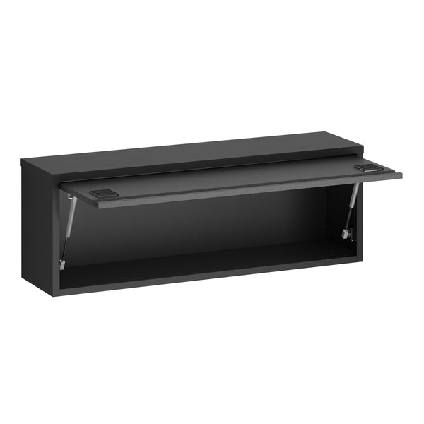 Werkzeugschrank Hängeschrank MAKSIMUS 100 x 35 cm anthrazit/schwarz