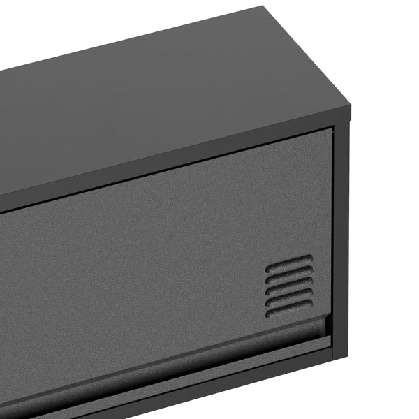 Werkzeugschrank Hängeschrank MAKSIMUS 60 x 35 cm anthrazit/schwarz