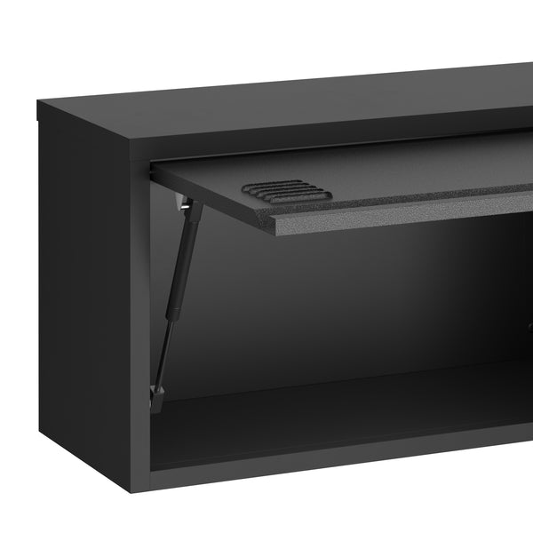 Werkzeugschrank Hängeschrank MAKSIMUS 60 x 35 cm anthrazit/schwarz