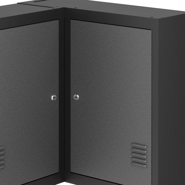 Werkzeugschrank Hängeschrank MAKSIMUS 60 x 60 cm anthrazit/schwarz