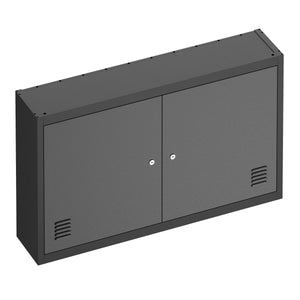 Werkzeugschrank Hängeschrank MAKSIMUS 100 x 60 cm anthrazit/schwarz