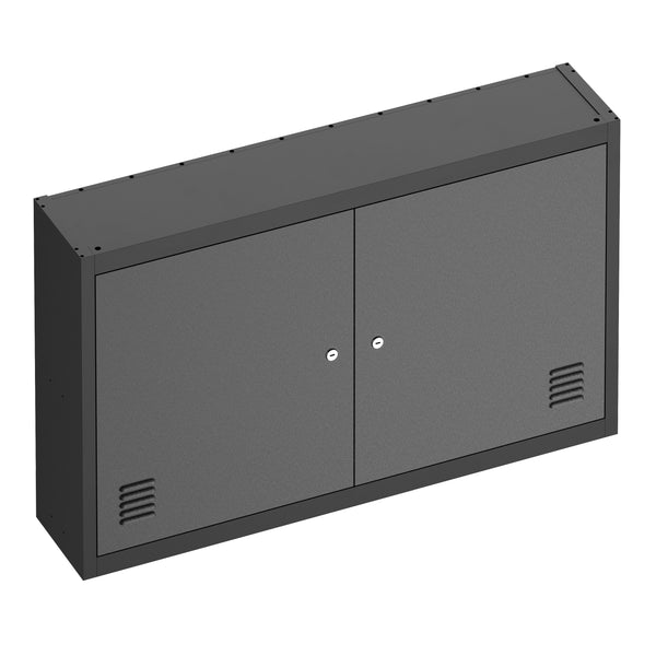 Werkzeugschrank Hängeschrank MAKSIMUS 100 x 60 cm anthrazit/schwarz
