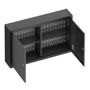 Werkzeugschrank Hängeschrank MAKSIMUS 100 x 60 cm anthrazit/schwarz