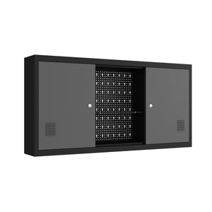 Werkzeugschrank mit Lochwand 120 x 60 cm
