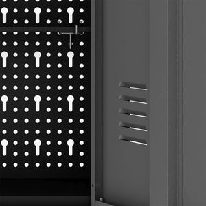 Werkzeugschrank mit Lochwand 40 x 60 cm