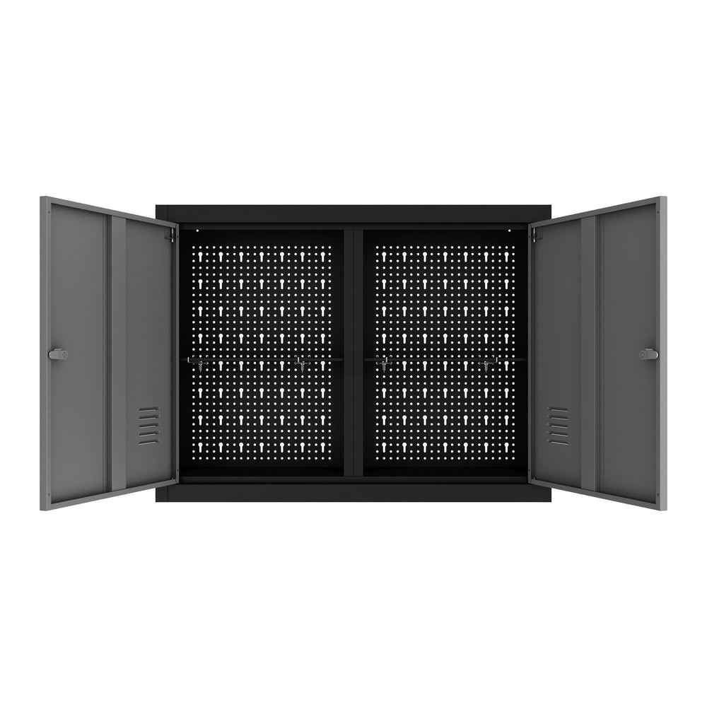 Tool cabinet with pegboard 80 x 60 cm