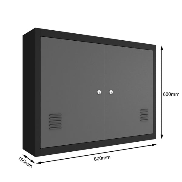 Werkzeugschrank mit Lochwand 80 x 60 cm