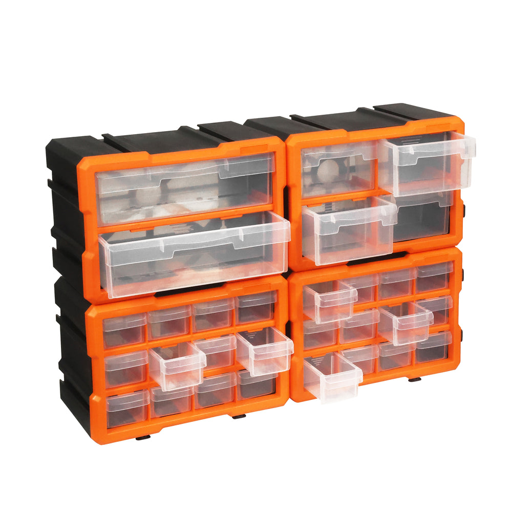 Small parts magazine with 38 drawers