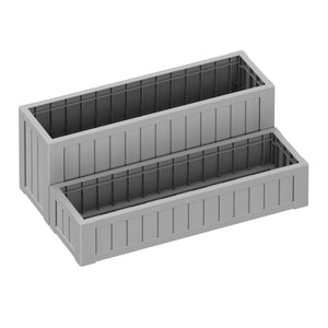 Whirlpool Treppe mit Staufach grau