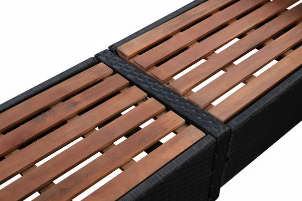 Rivestimento in rattan per vasca idromassaggio, quadrato 