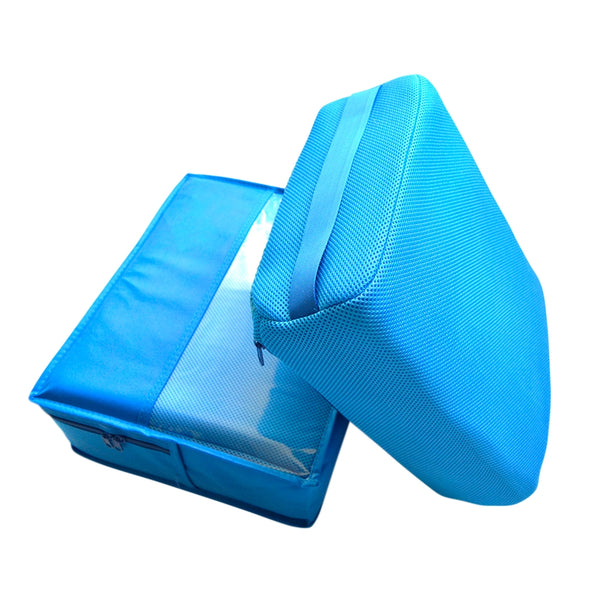 Whirlpool Sitzkissen Sitzerhöhung 38 x 30 x 12 cm blau