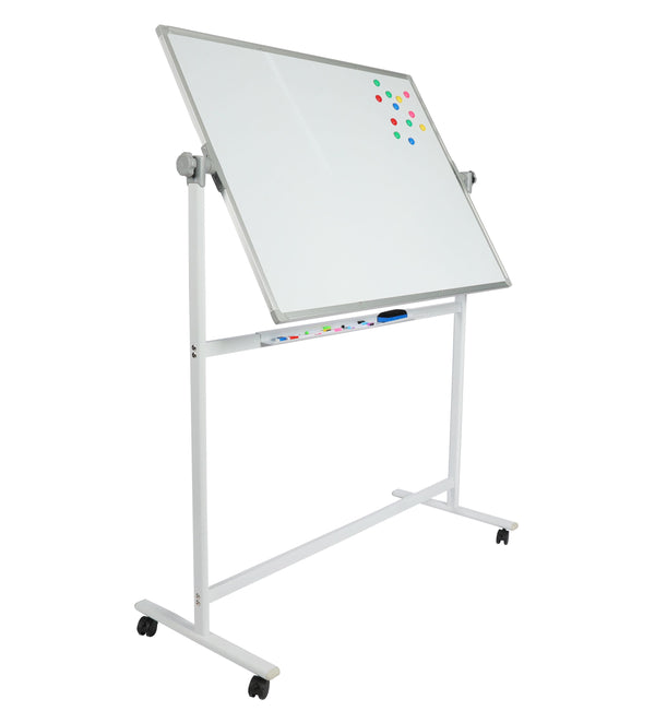 Whiteboard freistehend doppelseitig 120 x 90 cm