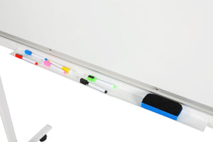 Whiteboard freistehend doppelseitig 120 x 90 cm