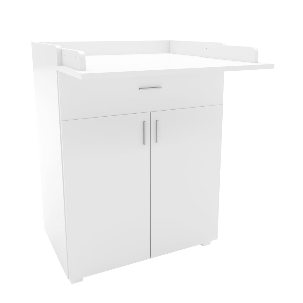 NOLA white changing table