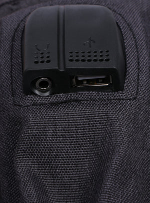 Sac à langer noir YONA