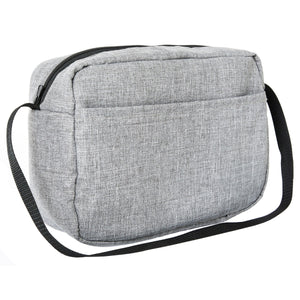 Wickeltasche grau