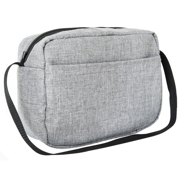 Wickeltasche grau