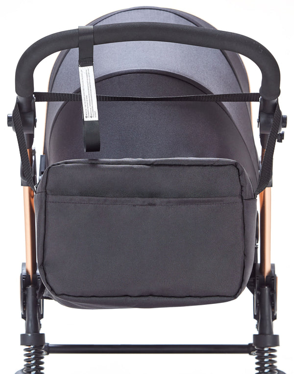 Wickeltasche schwarz