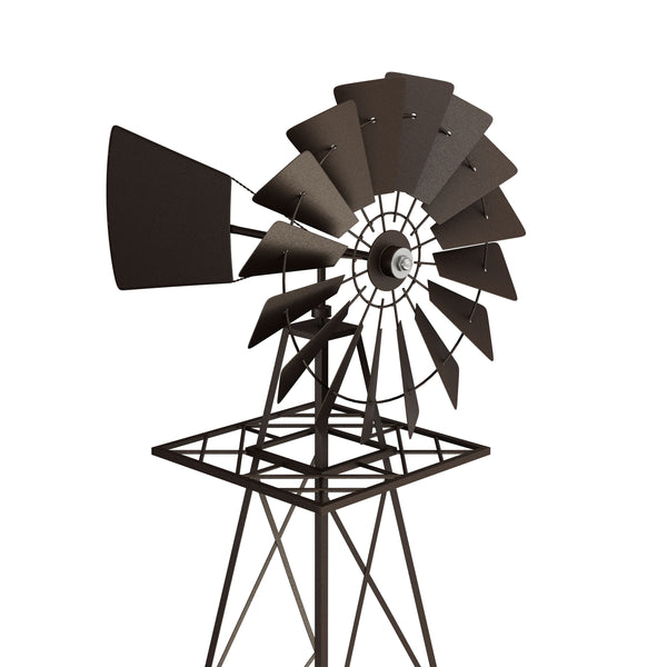 Windrad rostig 120 cm