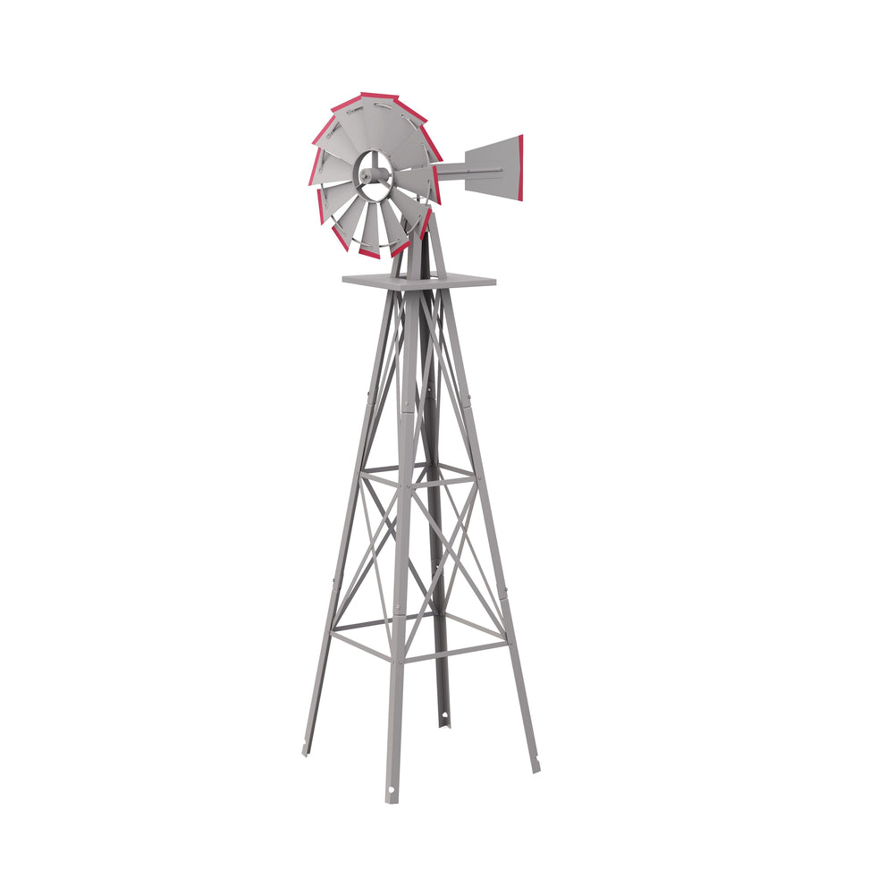 Mulino a vento in argento 125 cm