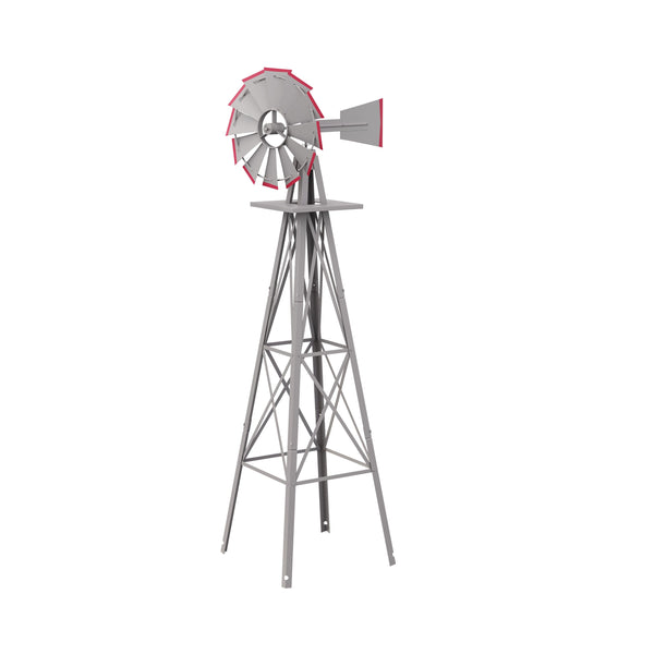 Windrad silber 125 cm