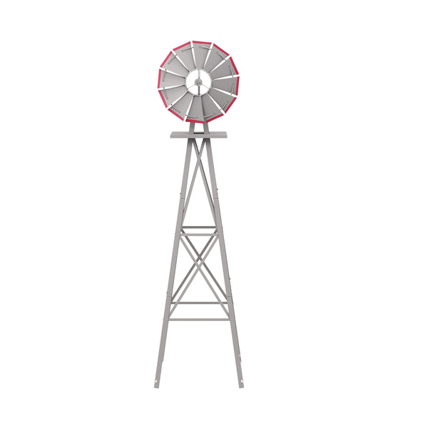 Windrad silber 125 cm