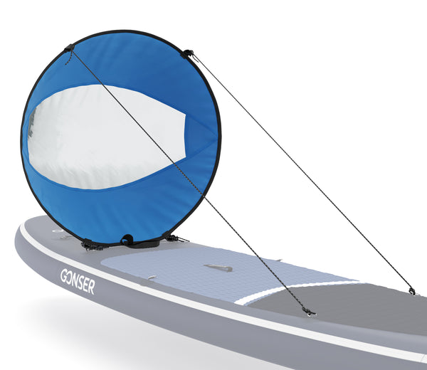 Vela a vento per SUP e kayak, blu