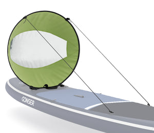 Vela a vento verde per SUP e kayak