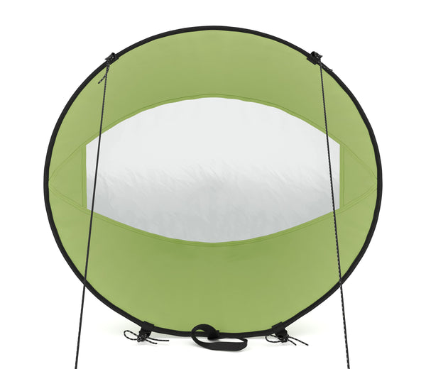 Vela a vento verde per SUP e kayak