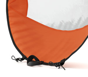vela a vento arancione per SUP e kayak