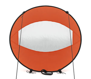 vela a vento arancione per SUP e kayak