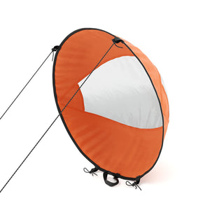vela a vento arancione per SUP e kayak