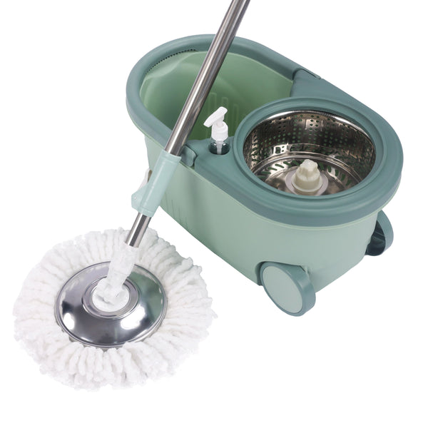 Mop with bucket, mint