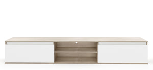 Wohnwand IVAN weiss/braun
