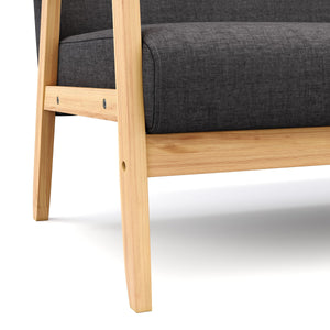 Sofa EDDY 3-Sitzer anthrazit