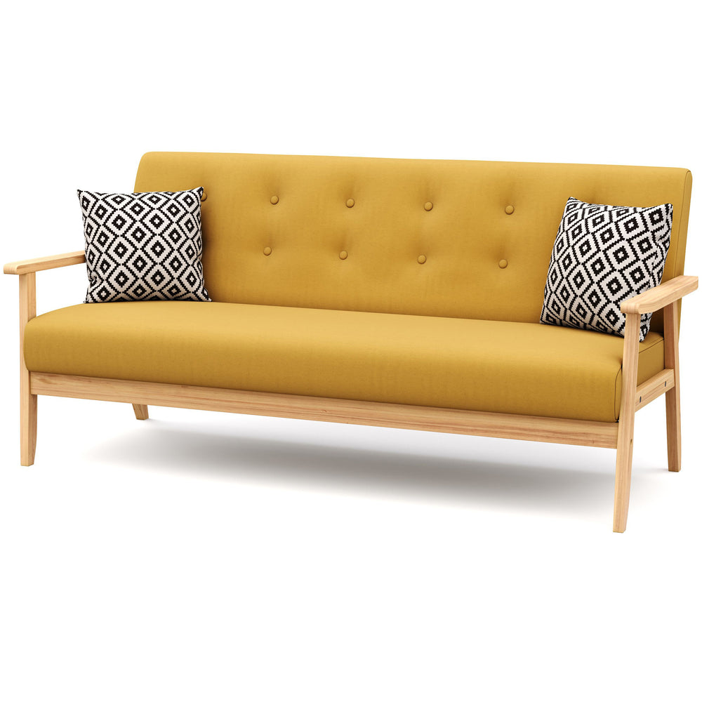 Divano EDDY 3 posti, giallo