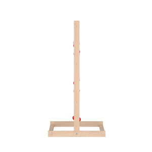 Wurfspiel Holz Leitergolf mit 6 Bola-Wurfkugeln 60 x 50 x 100 cm natur/bunt