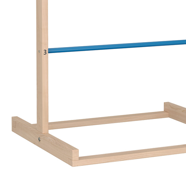 Wurfspiel Holz Leitergolf mit 6 Bola-Wurfkugeln 60 x 50 x 100 cm natur/bunt