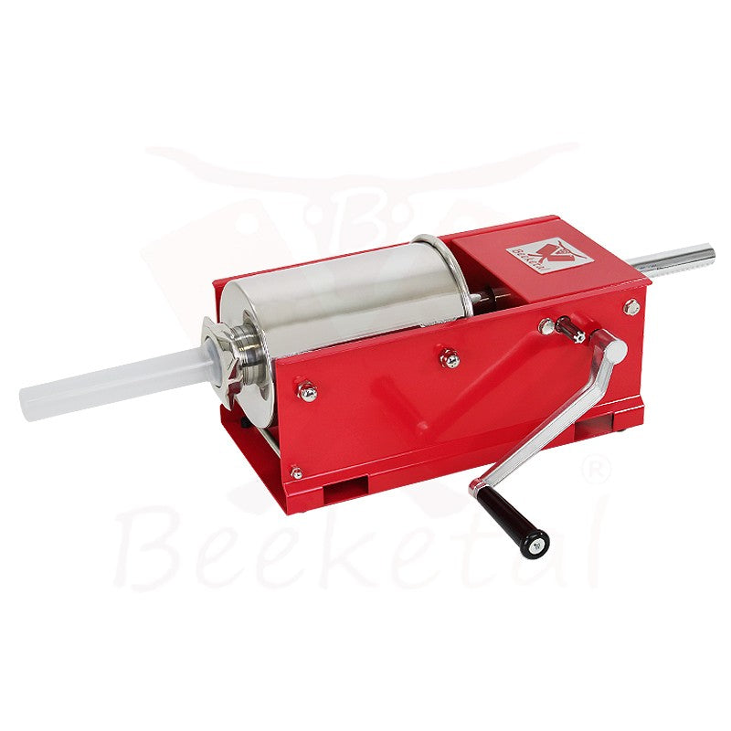 Sausage stuffer 3 liter horizontal steel