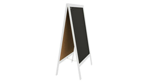 Pannello pubblicitario XL A-board 118x61cm grigio lavagna
