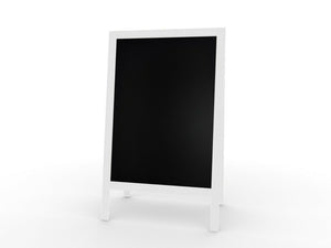 Pannello pubblicitario XL A-board 118x61cm grigio lavagna