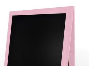 Pannello pubblicitario XL A-board 118x61cm rosa lavagna