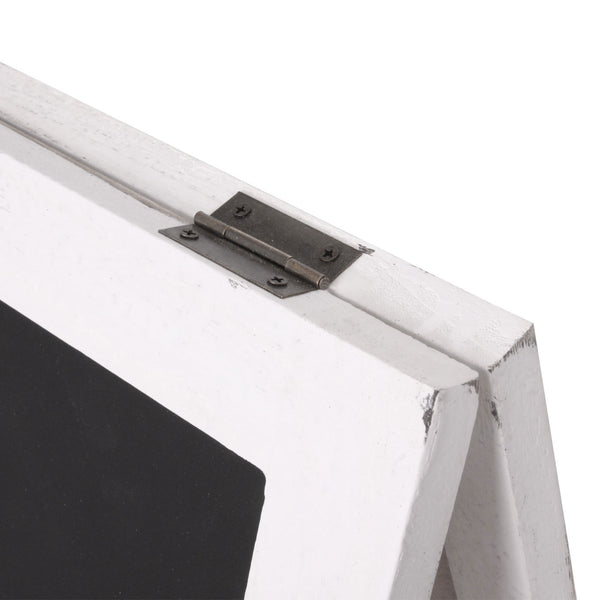 XL Werbetafel 2 Schreibflächen klappbar ~ shabby weiss