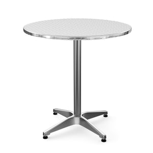 XXL Alu Bistrotisch Stehtisch 70 cm höhenverstellbar