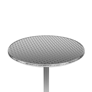 XXL Alu Bistrotisch Stehtisch 70 cm höhenverstellbar