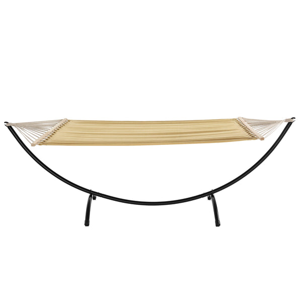 XXL Hängematte Kungälv 150x290 cm mit Gestell Beige